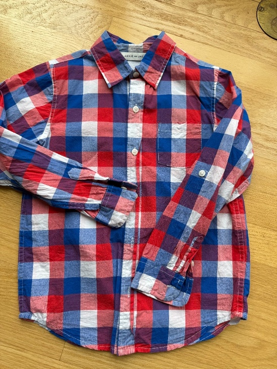 Janie and Jack Other - Janie and Jack Plaid Button Down Shirt Size 6 EUC Classic